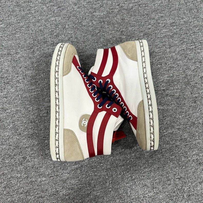 Chanel Chanel High Top Casual Sneakers -2505 Size US 7.5 / EU 40-41 - 5 Thumbnail