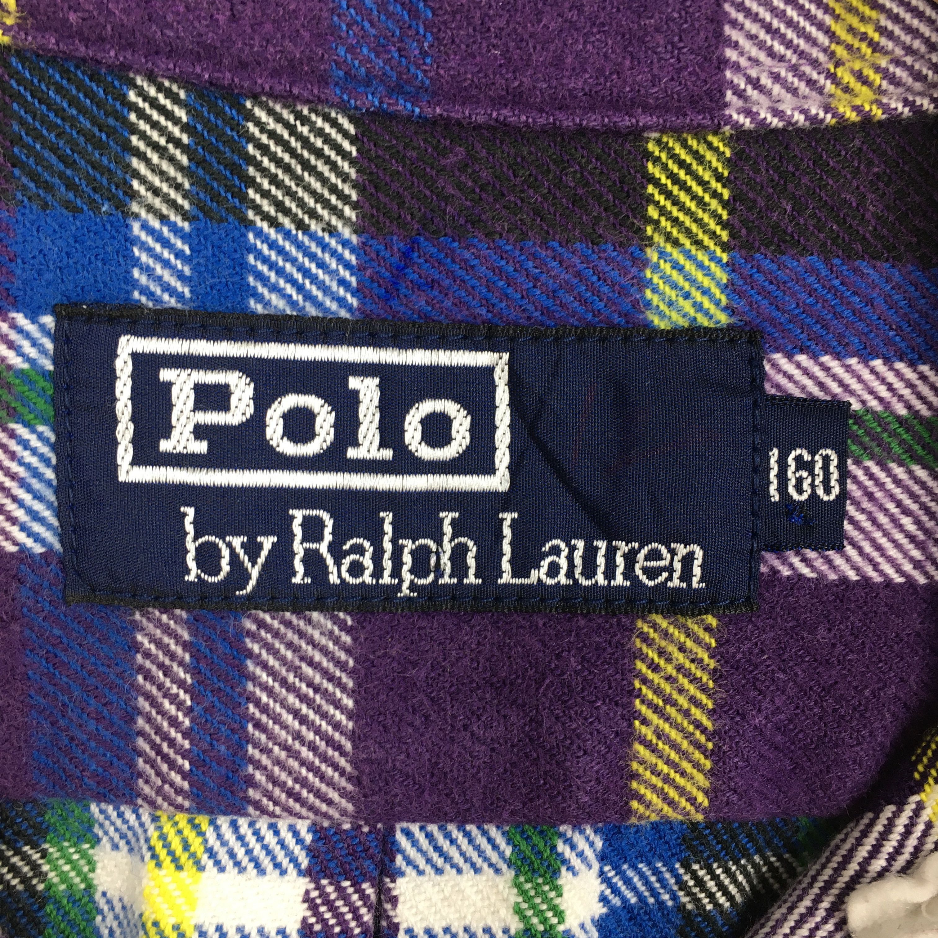 Polo Ralph Lauren Vintage 90's Polo Ralph Lauren Checkered Flannel Shirt S Size US S / EU 44-46 / 1 - 4 Thumbnail