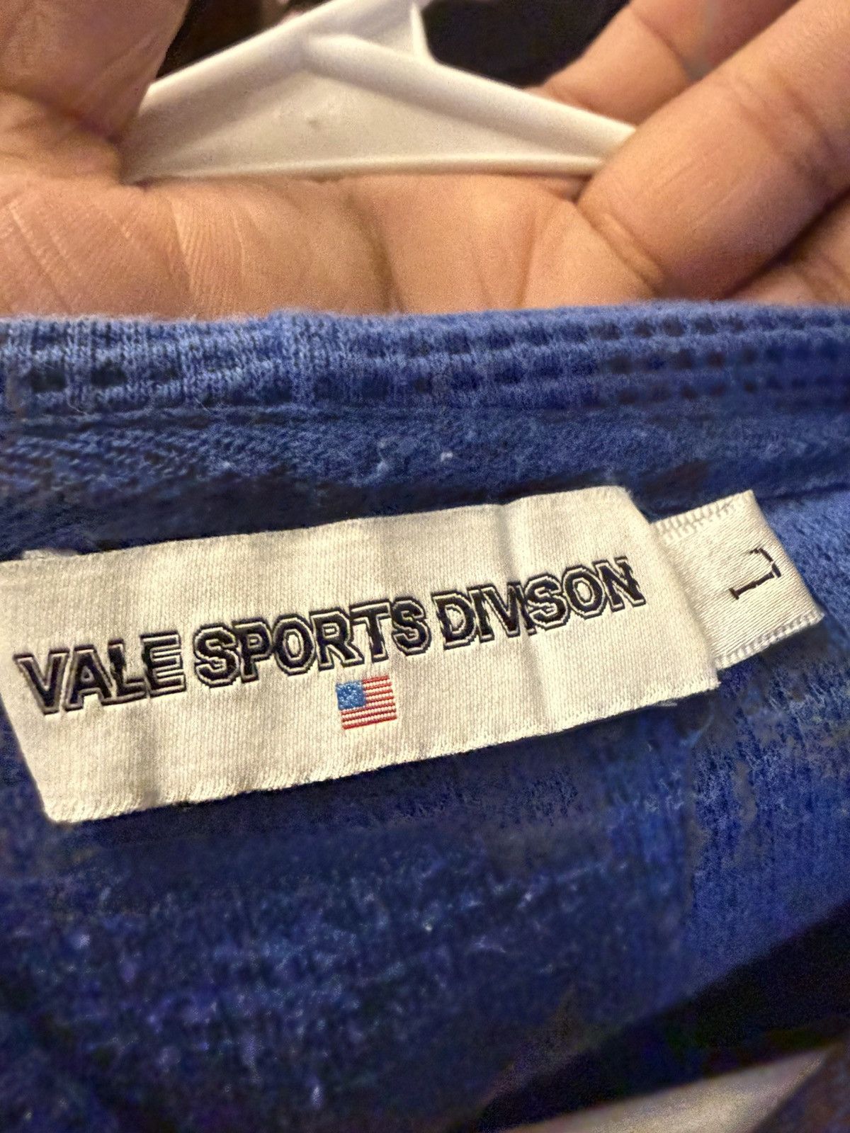 Vale Vale Lives Forever Zip Up Thermal Hoodie United Blue Large Size US L / EU 52-54 / 3 - 8 Thumbnail