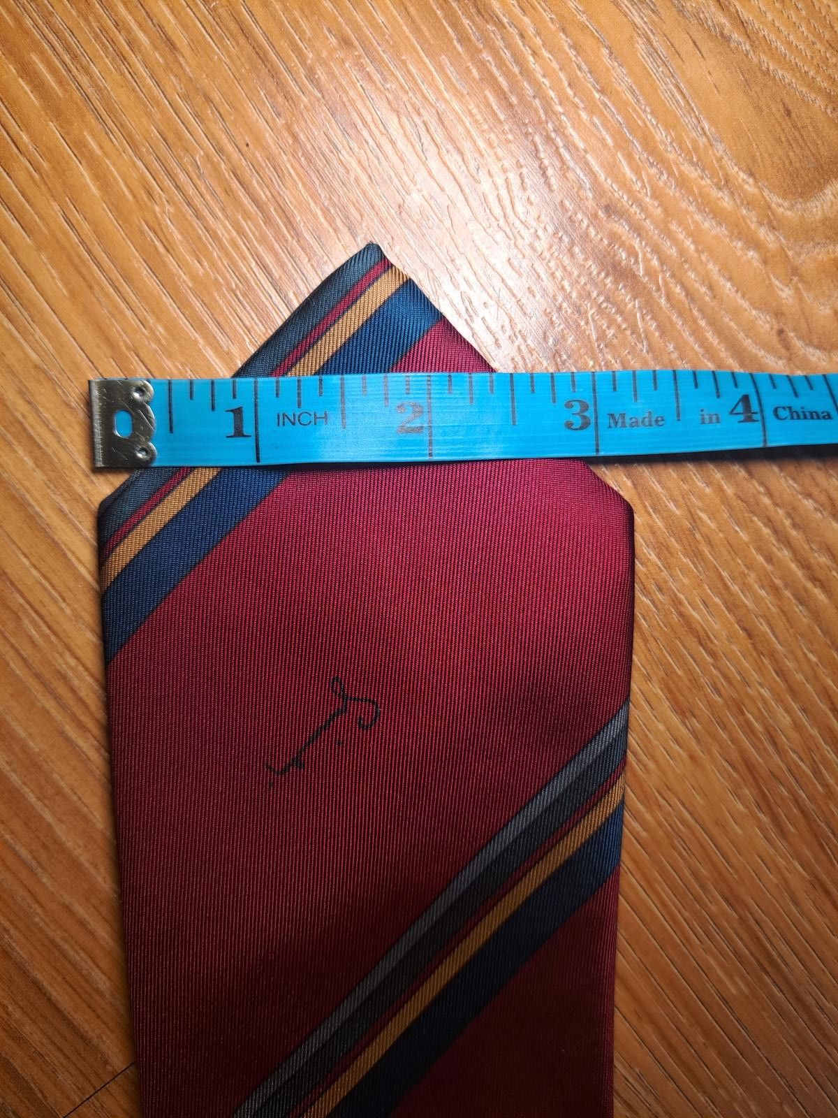 Givenchy Givenchy Silk Tie Red Multicolor Striped Made in Italy Size ONE SIZE - 7 Thumbnail