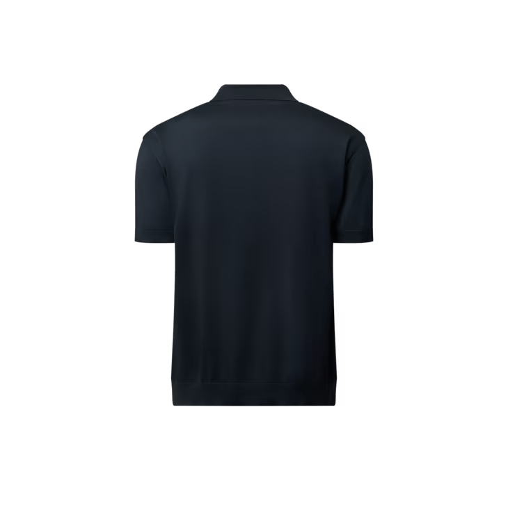 Louis Vuitton Cotton-Silk Blend Short-Sleeved Polo Shirt Size US M / EU 48-50 / 2 - 3 Thumbnail