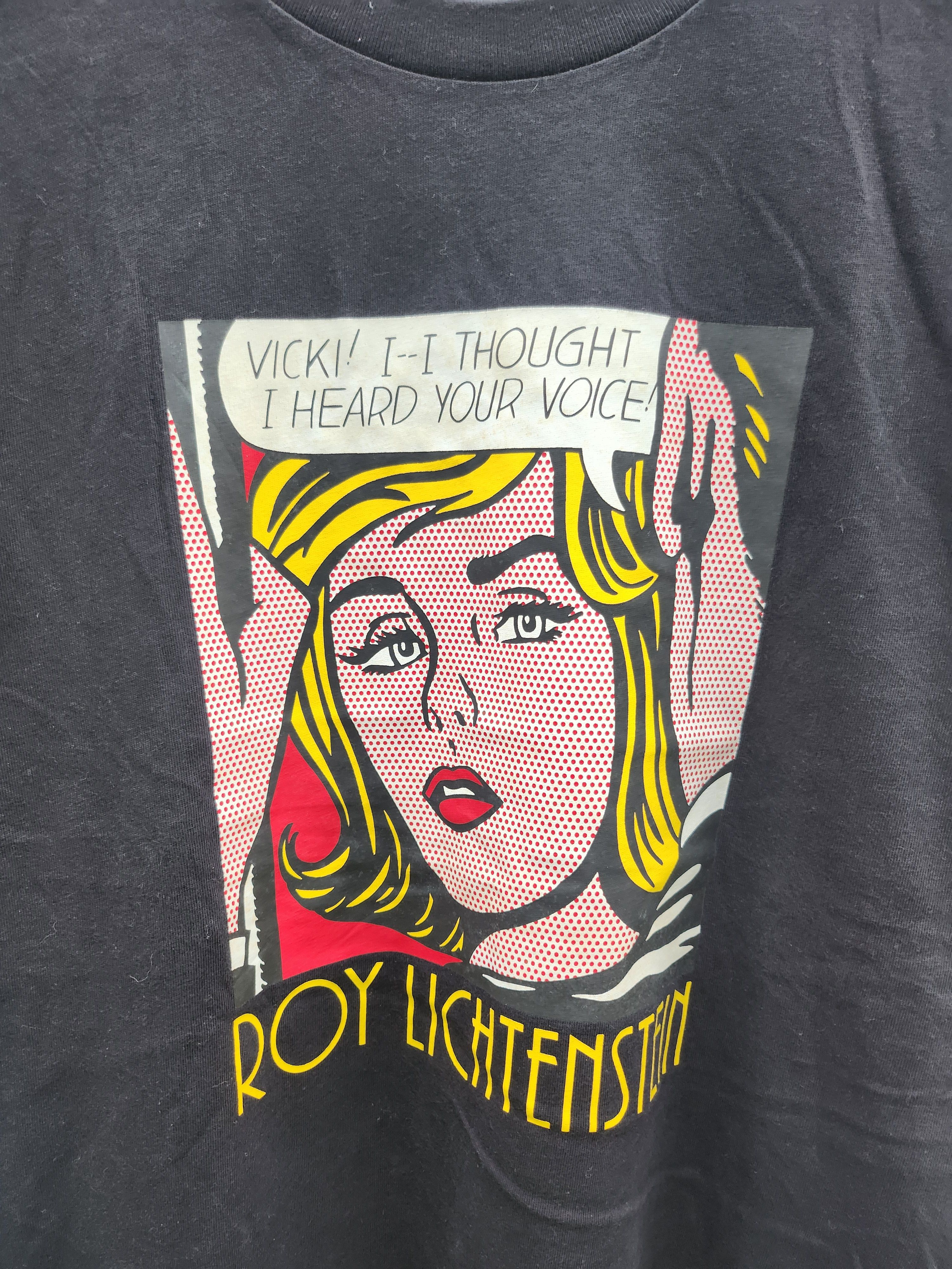 Japanese Brand 💥Pop Art By Roy Lichtenstein Girl Call Vicki! Size US L / EU 52-54 / 3 - 3 Thumbnail