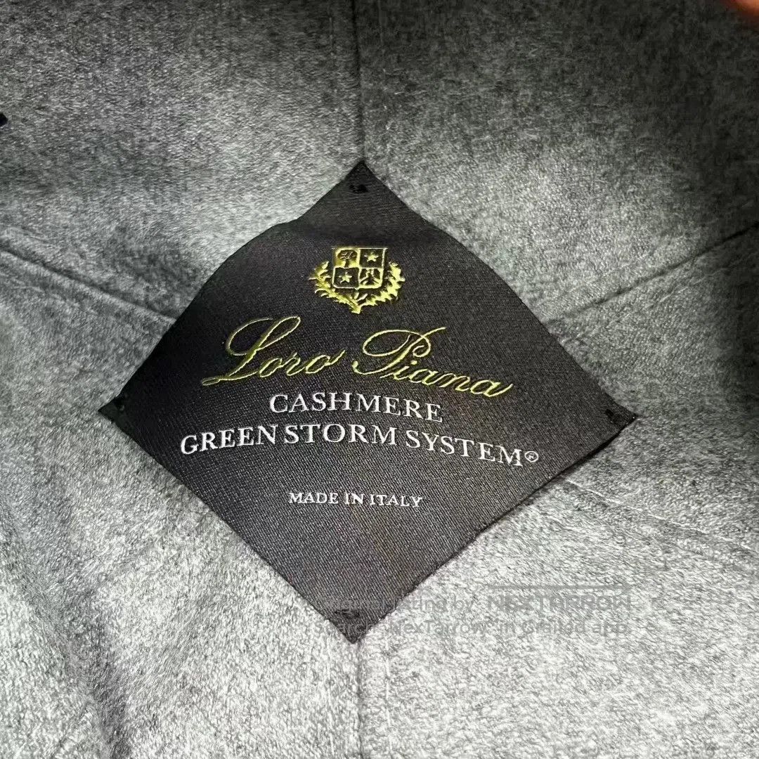 Loro Piana Loro Piana Navy Blue Cap with Embroidery. Size ONE SIZE - 4 Thumbnail