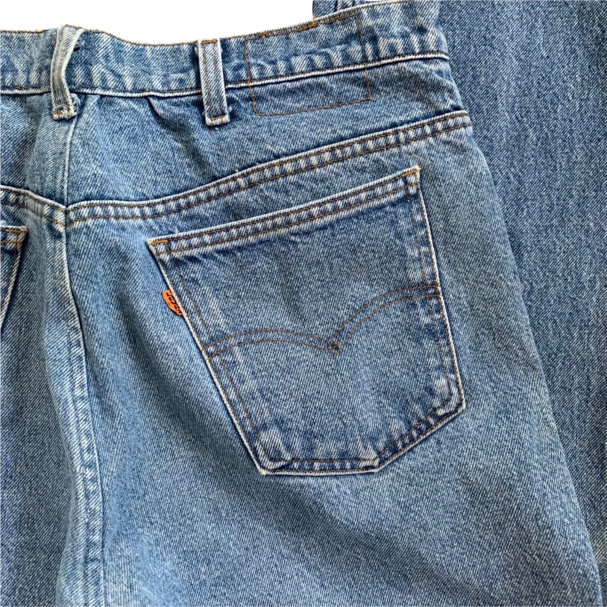 Levi's Vintage Clothing Vintage Levi's Orange Tab Light Wash Perfectly Worn In Jeans Size US 38 / EU 54 - 2 Thumbnail