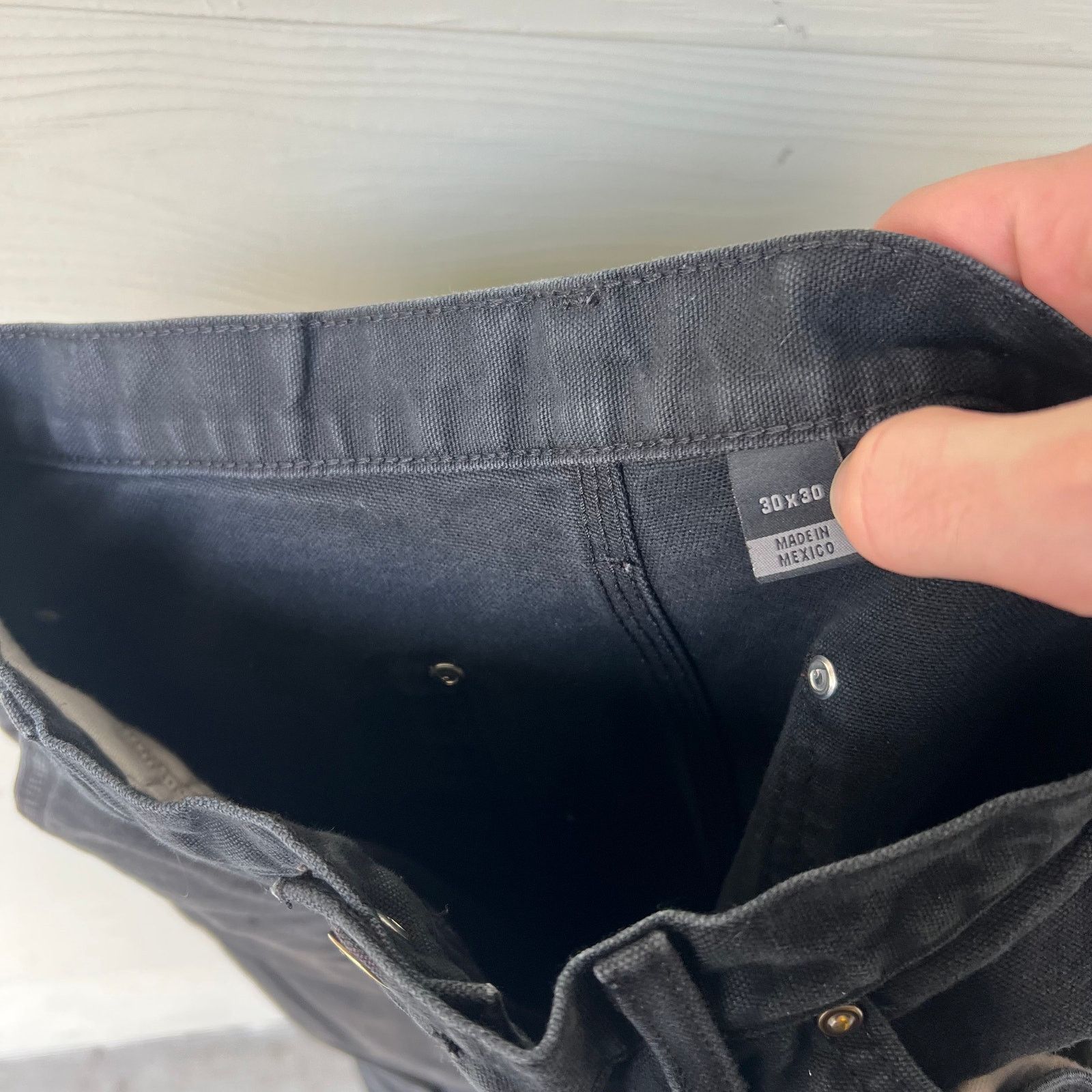 Carhartt × Vintage Carhartt black double knee work wear carpenter pants Size US 30 / EU 46 - 5 Thumbnail