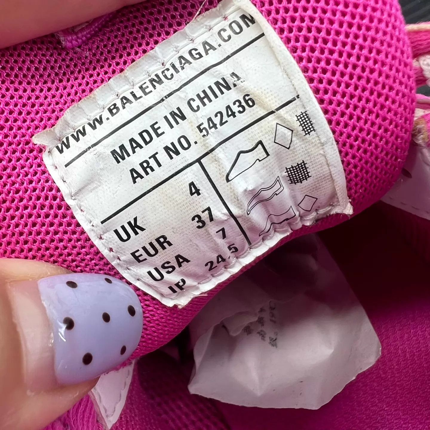 Balenciaga Balenciaga Track White & Pink Women's Size 37 Sneakers Size US 7 / IT 37 - 8 Thumbnail