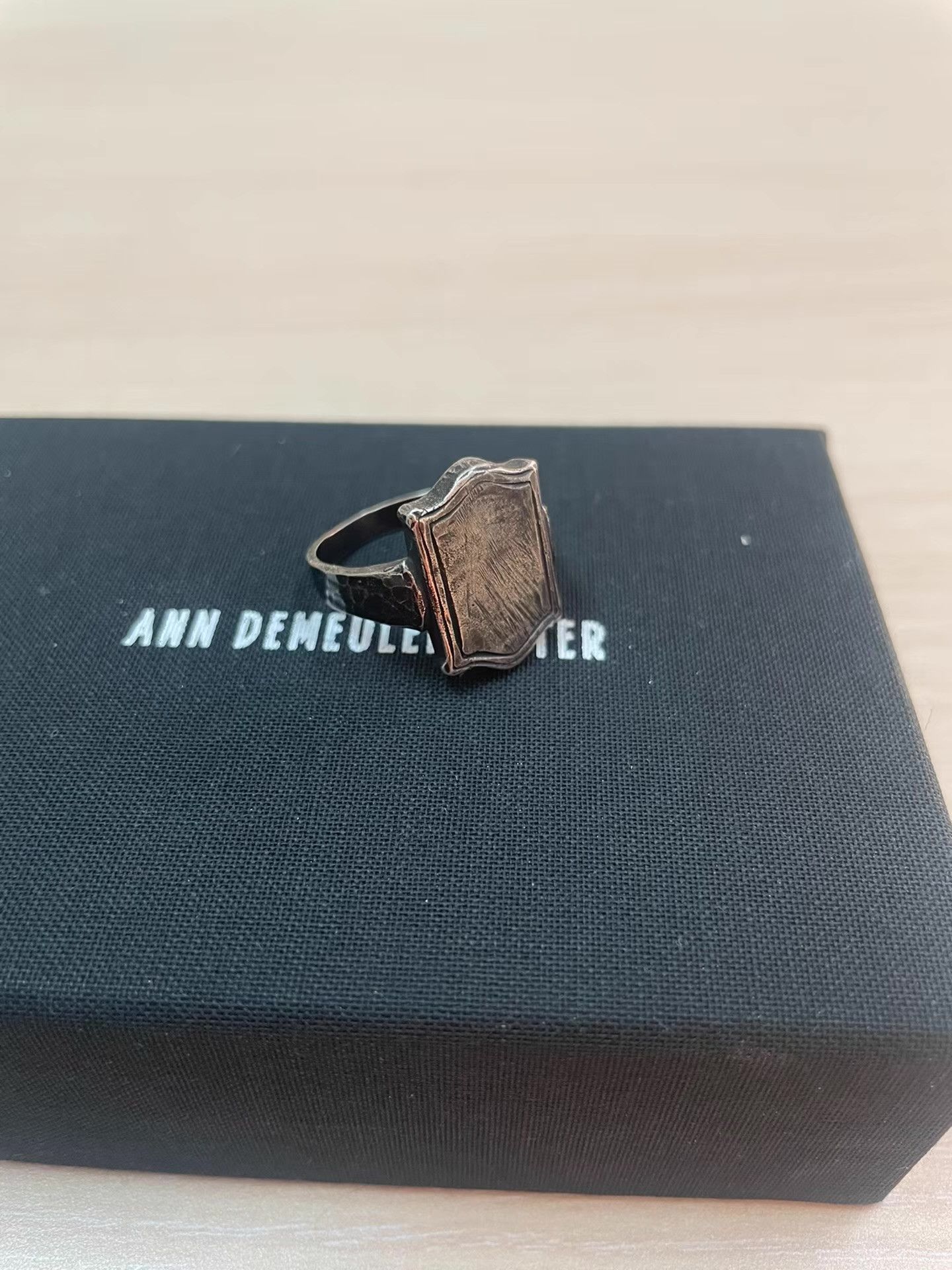 Ann Demeulemeester Ann Demeulemeester FW18 Aged Armor Men's Ring Ｑ21 Size ONE SIZE - 3 Thumbnail