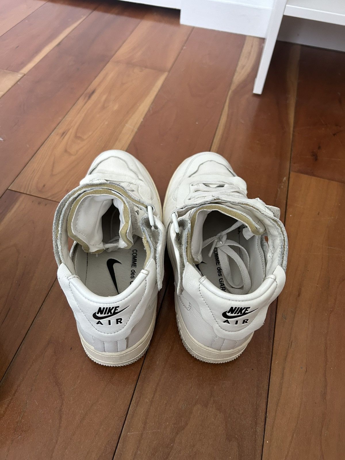 Comme des Garcons × Nike Comme des Garçons Air Force 1 white/sail sneaker Size US 8 / EU 41 - 3 Thumbnail