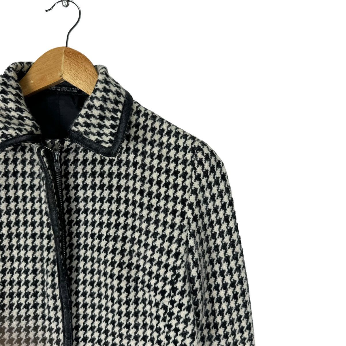 Yohji Yamamoto 🌟INED HOMME YOHJI YAMAMOTO TWEED ZIPPER JACKET Size M / US 6-8 / IT 42-44 - 3 Thumbnail