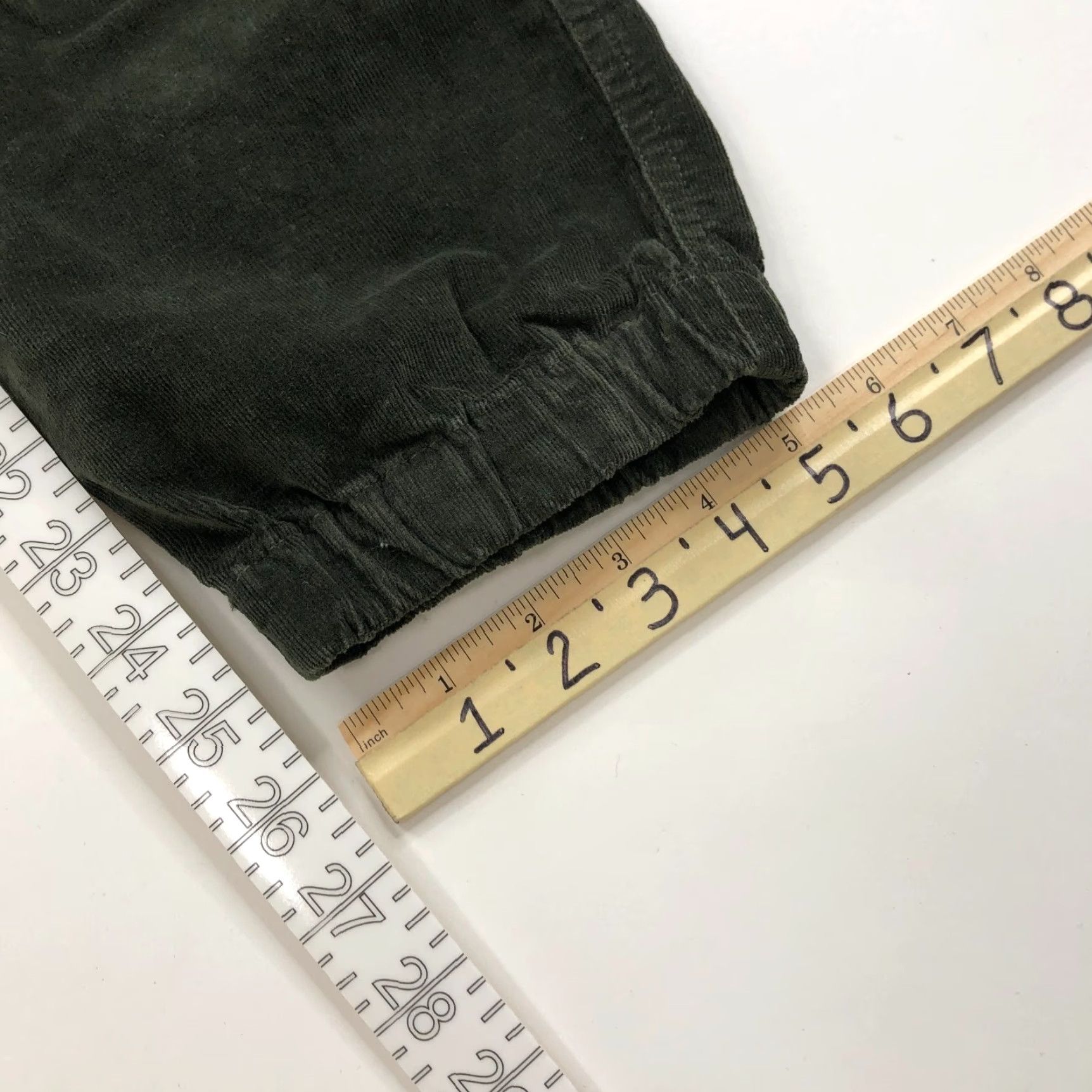 Citizens Of Humanity Citizens Of Humanity 27 (Fit 31W 25L) Mid Rise Corduroy Jogger Pants Green HRJ Size 27" / US 4 / IT 40 - 4 Thumbnail