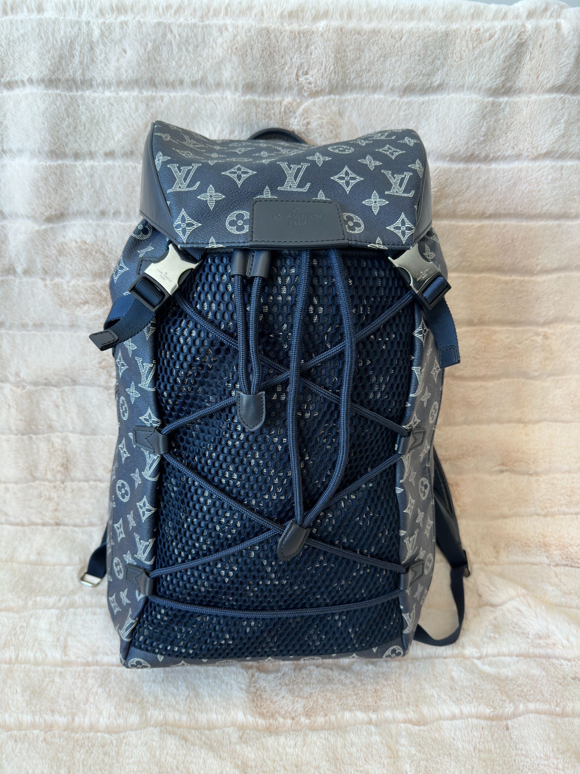 louis vuitton chapman backpack Brothers Cream Monogram Rhino Steamer  Trickey.store LOUIS VUITTON Steamer Savane Monogram