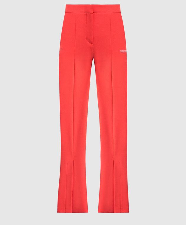 Off-White o1y1225 Sweatpant in Tomato Red Size 28" / US 6 / IT 42 - 1 Thumbnail