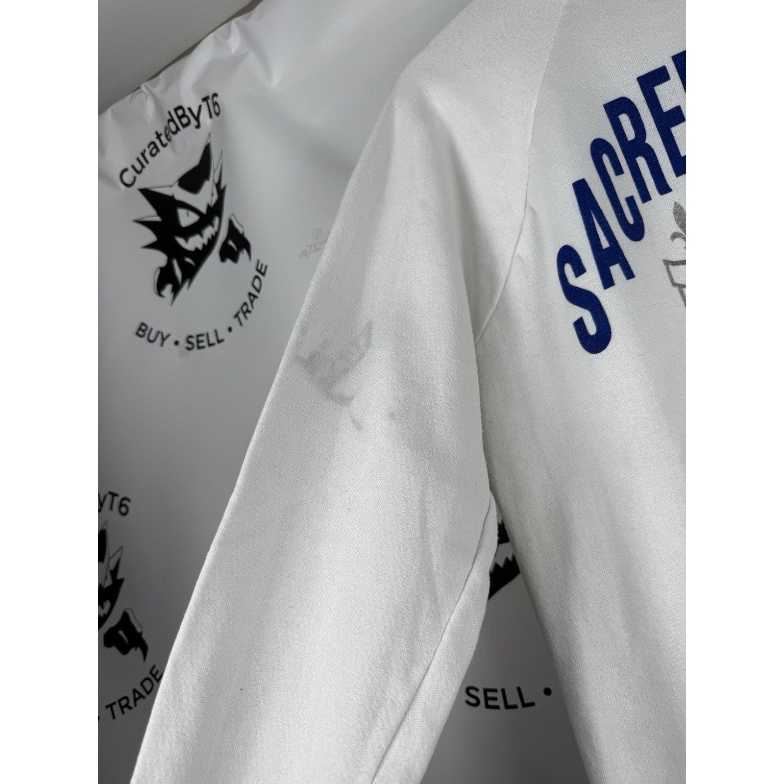 Champion Vintage 1980s Sacred Heart Champion Sweatshirt Large Size US L / EU 52-54 / 3 - 5 Thumbnail