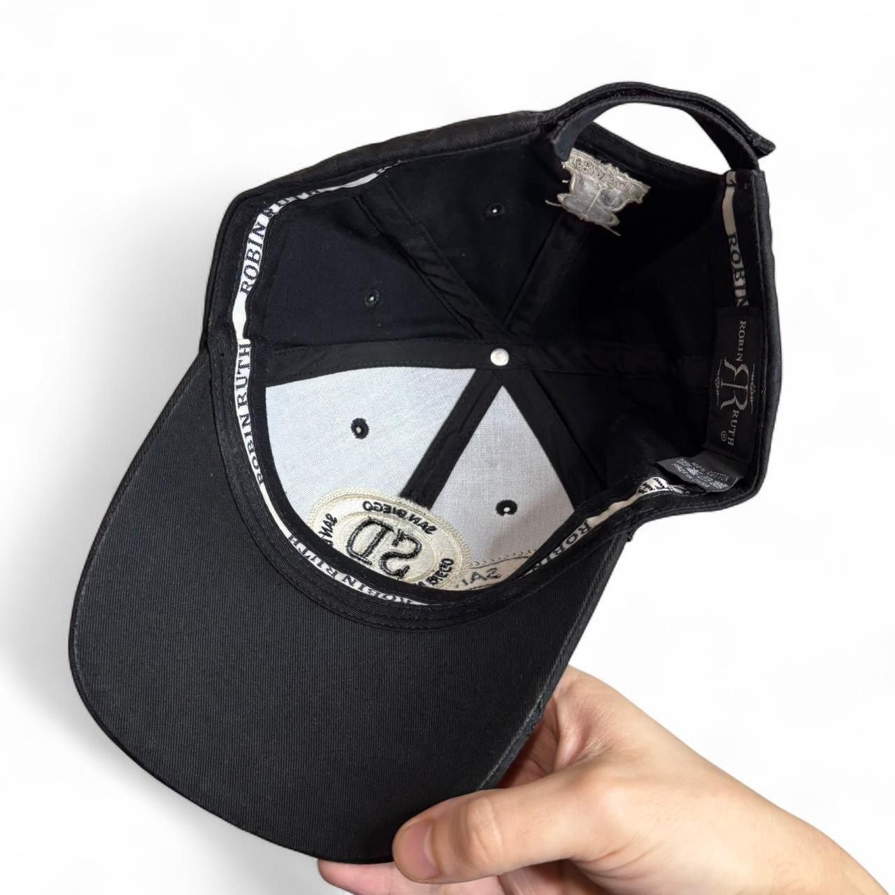 Robin Ruth Vintage San Diego Black Embroidered Cap Hat One Size Size ONE SIZE - 7 Thumbnail