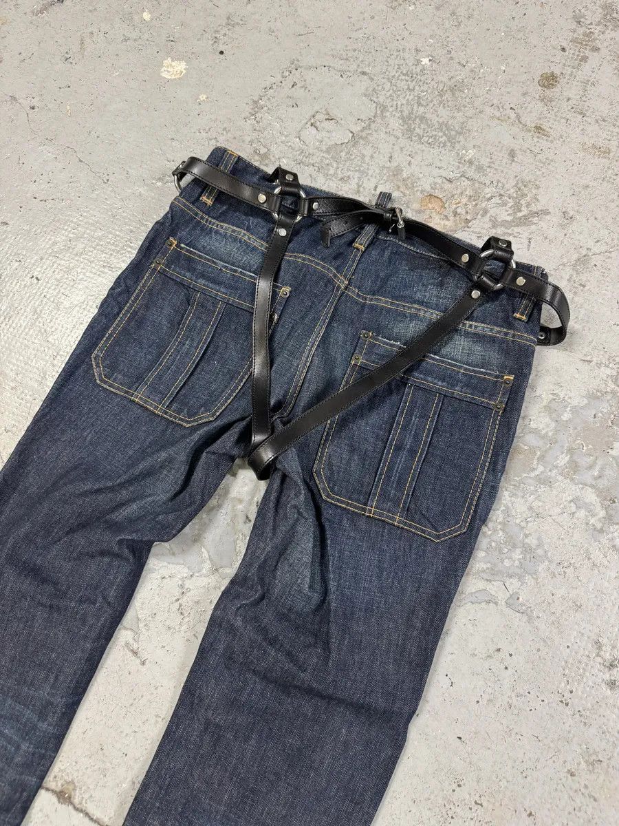Dsquared2 FW2007 Dsquared2 Bondage Harness Brut Denim Jeans Size US 30 / EU 46 - 11 Thumbnail