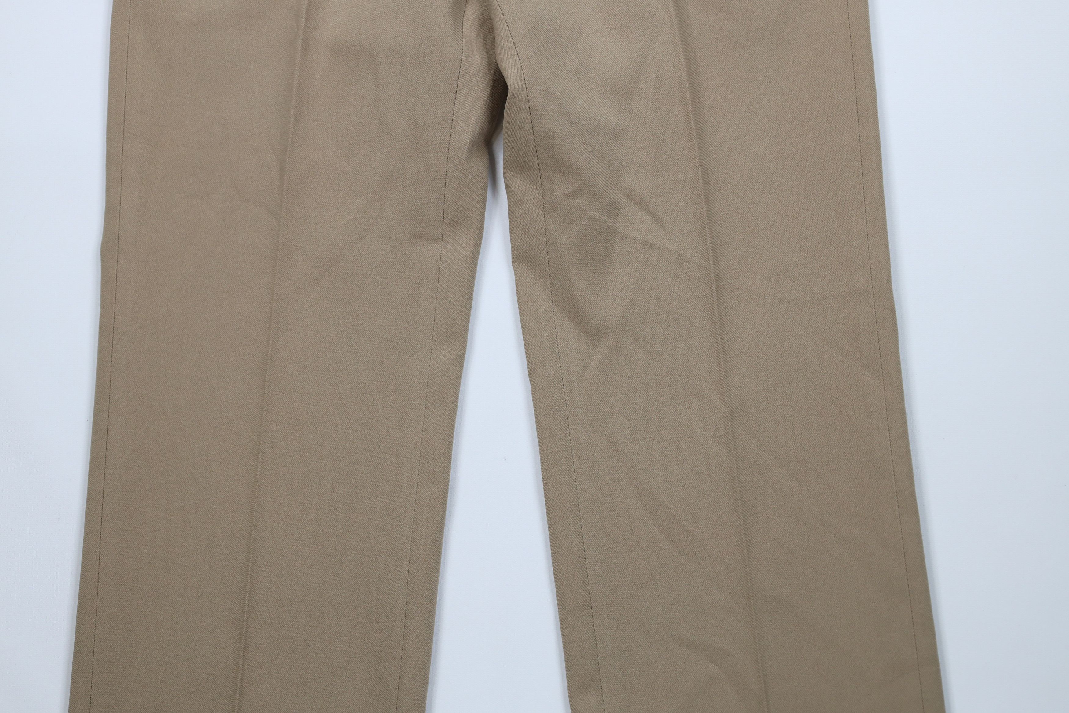 Vintage Vintage 70s Streetwear Flared Wide Leg Chino Pants Beige USA Size US 34 / EU 50 - 3 Thumbnail