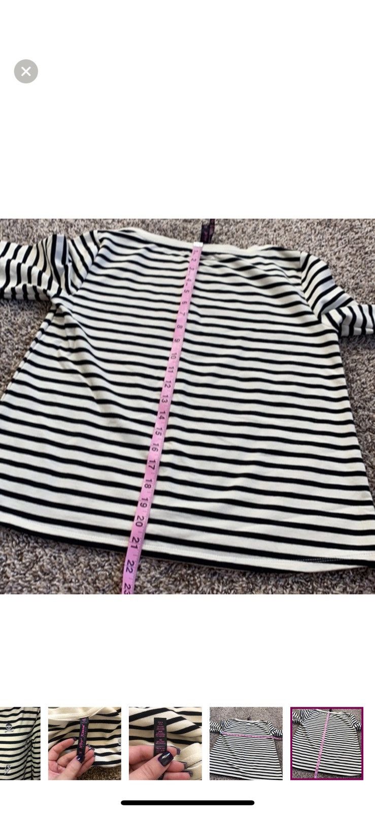 Betsey Johnson Betsey Johnson XS striped performance top Size XS / US 0-2 / IT 36-38 - 6 Thumbnail