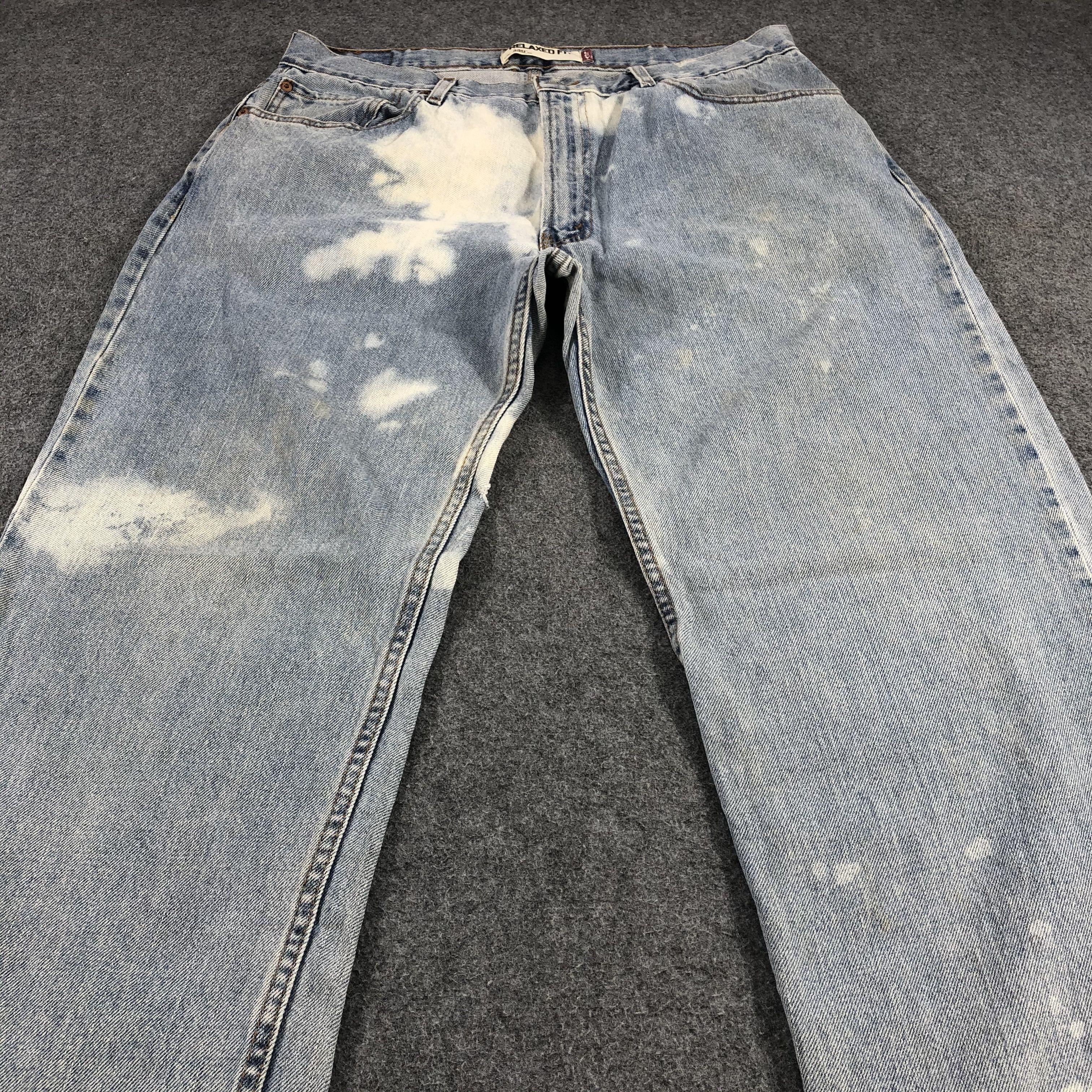 Levi's Vintage Levi's 550 Jeans Medium Wash Denim KJ408 Size US 37 - 3 Thumbnail