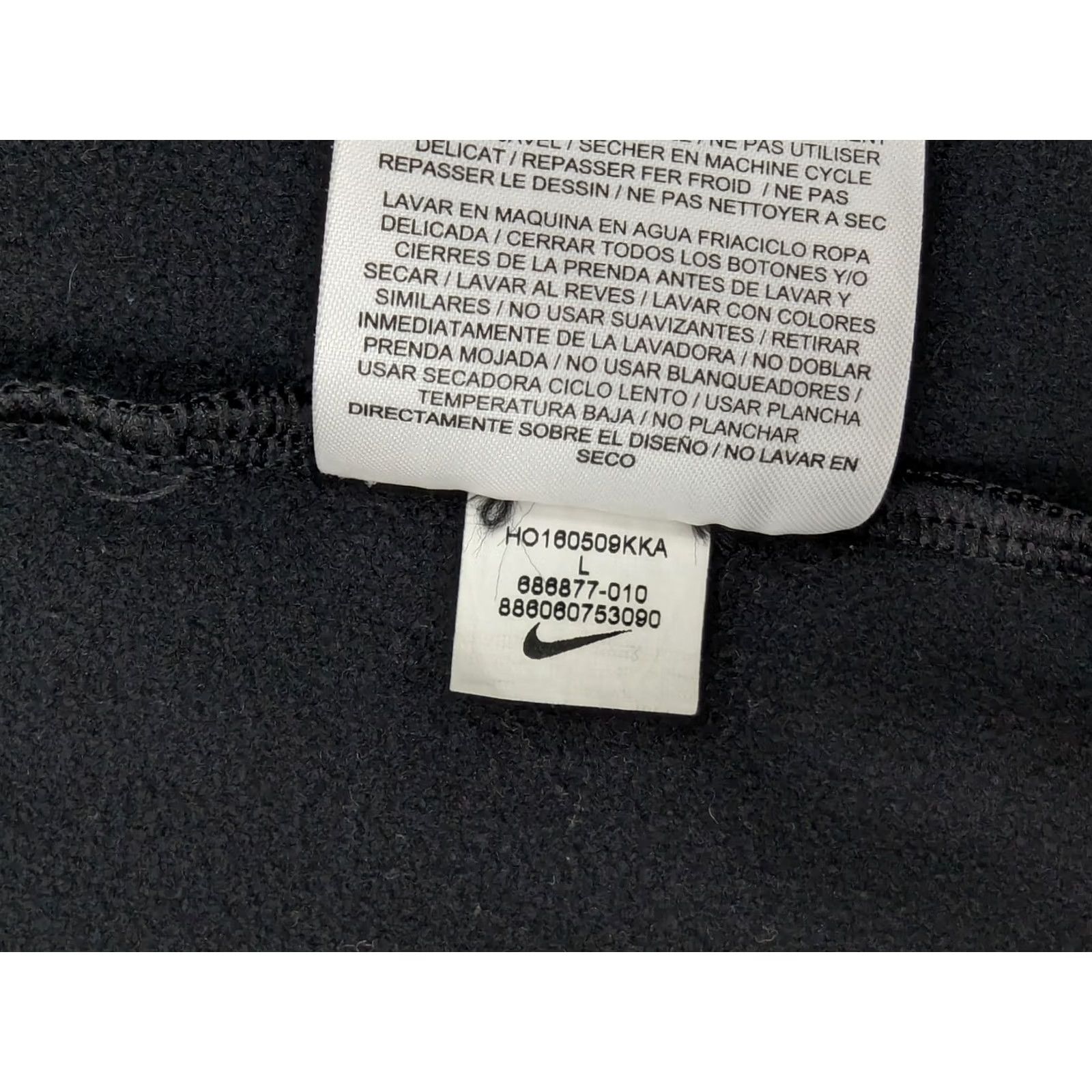 Nike Nike Shield Running Full Zip Moc Neck Jacket Women L Black Long Sleeve Moc Neck Size L / US 10 / IT 46 - 6 Thumbnail