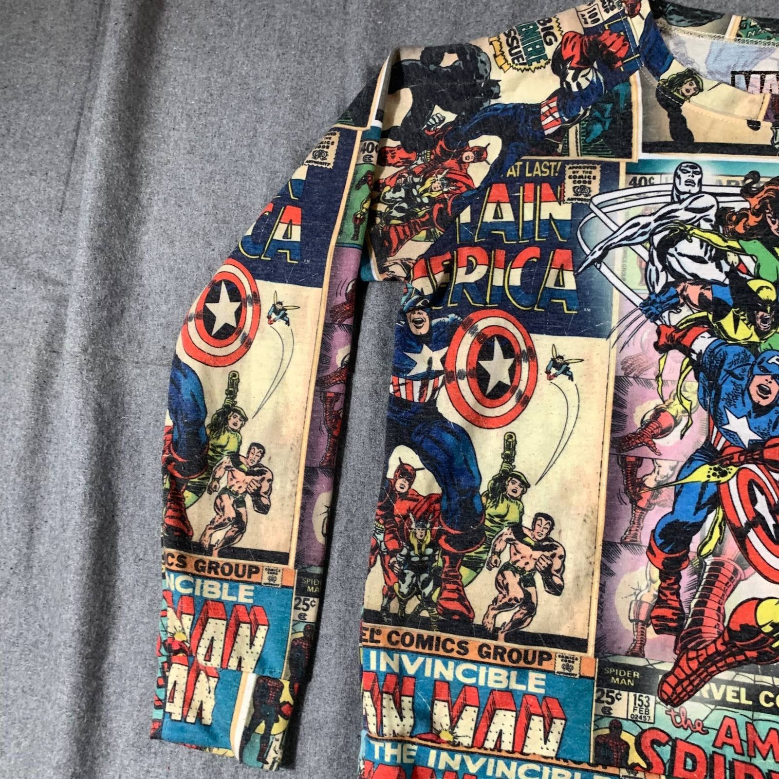 Marvel Comics Marvel Shirt Women Medium Multicolor Casual Size M / US 6-8 / IT 42-44 - 10 Thumbnail