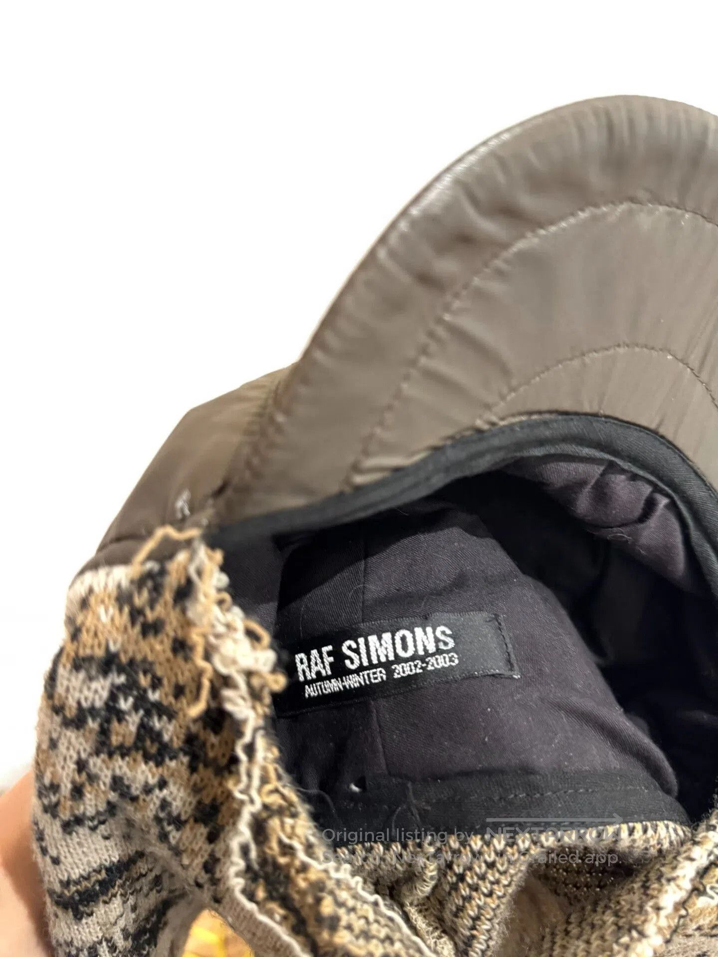 Raf Simons digital camouflage knit balaclava hat. Size ONE SIZE - 2 Thumbnail