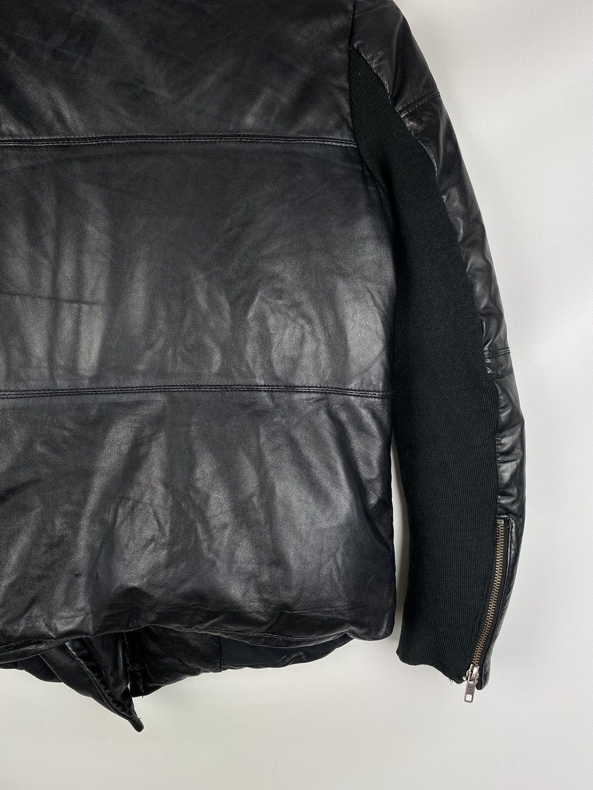 Muubaa Muubaa ladies avant-garde leather puffer down jacket Size M / US 6-8 / IT 42-44 - 13 Thumbnail