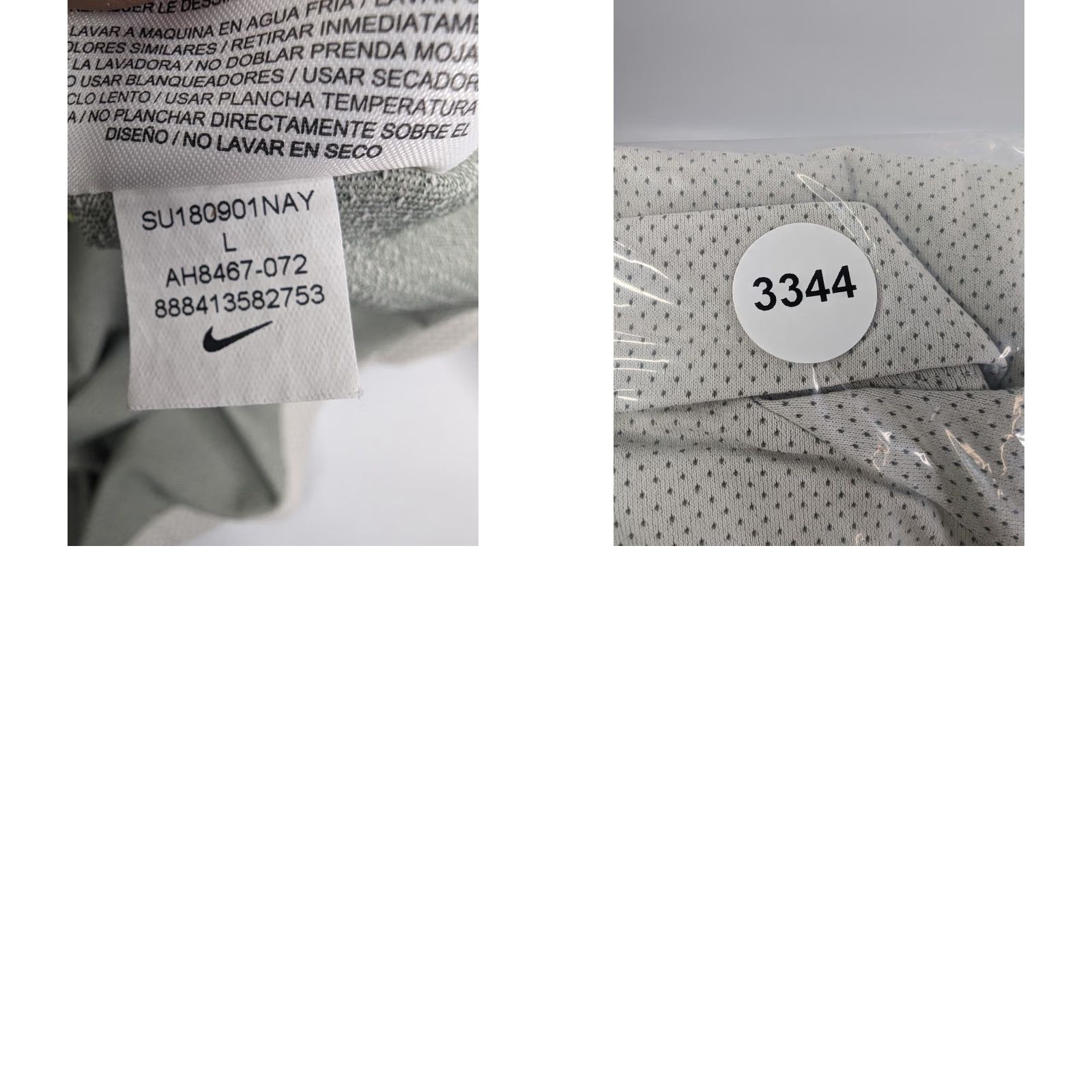 Nike Nike Zonal Cooling Striped Gray Golf Polo Shirt AH8467 Men's Size Large Size US L / EU 52-54 / 3 - 8 Thumbnail