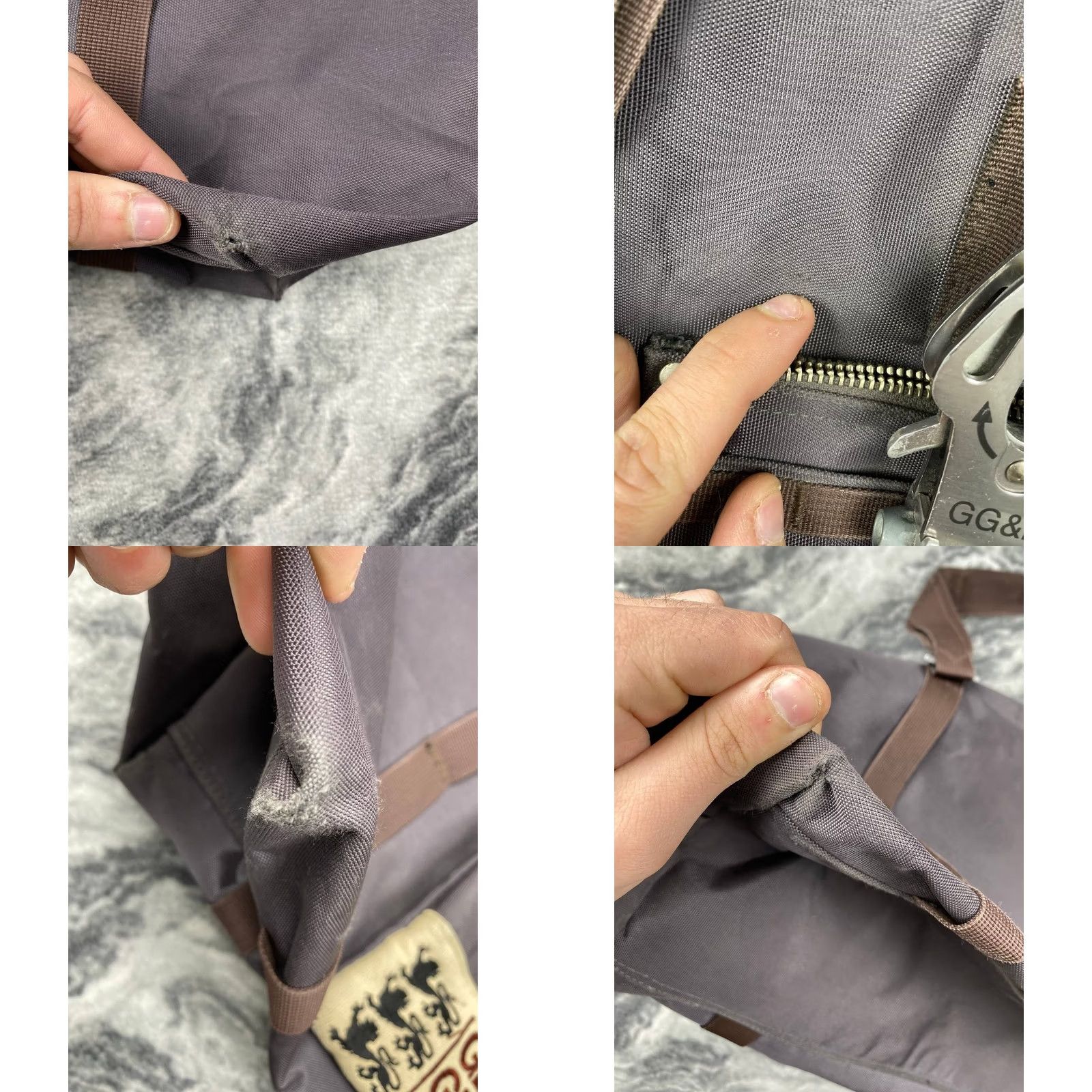 George Gina & Lucy VINTAGE George Gina & Lucy Shoulder Bag GGL Y2K Purple Womens Bag Rectangle Zip Detachable Strap Size ONE SIZE - 8 Thumbnail