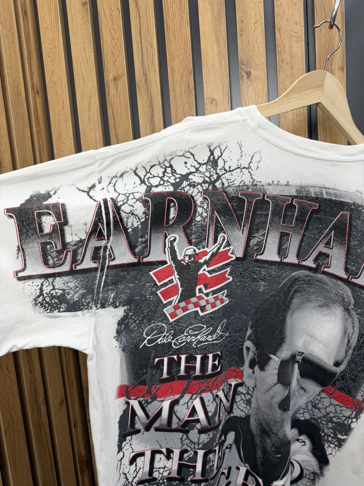 NASCAR Dale Earnhardt The Intimidator NASCAR Tee Size XL Size US XL / EU 56 / 4 - 14 Thumbnail
