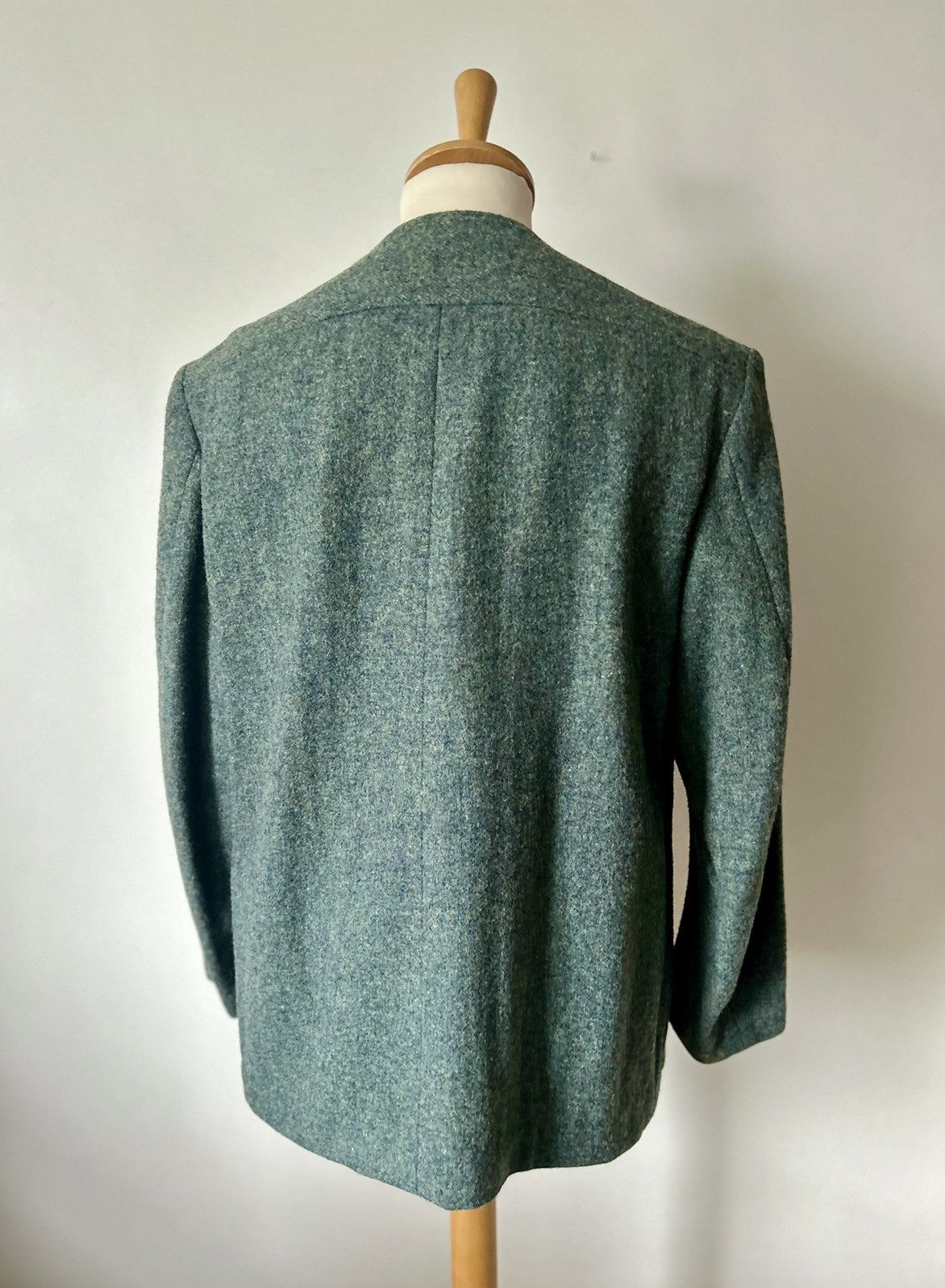 Comme des Garcons Homme Plus CDGH+ AW1995 ‘SLEEP’ COLLARLESS BOILED WOOL JACKET ad1995 Size US S / EU 44-46 / 1 - 6 Thumbnail