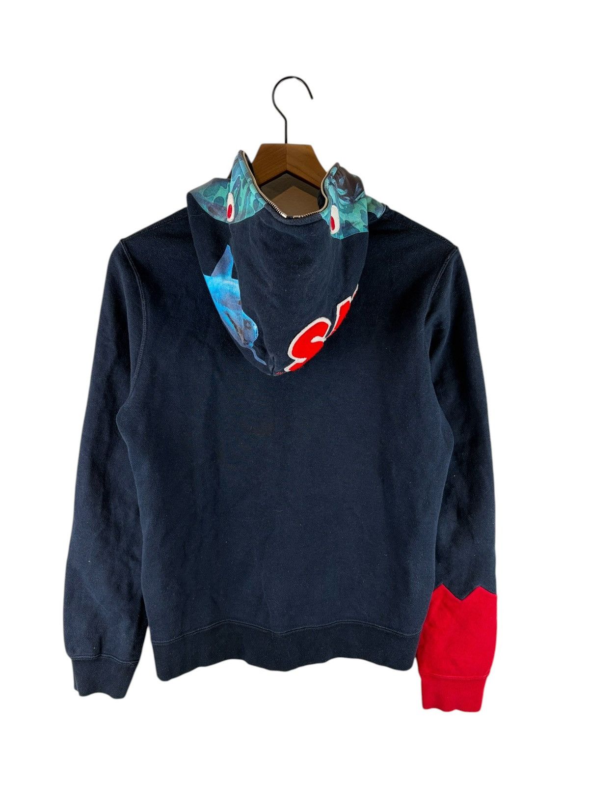 Bape 2016SS Bape x Jaws Shark Zip Up Hoodie Size S / US 4 / IT 40 - 1 Thumbnail