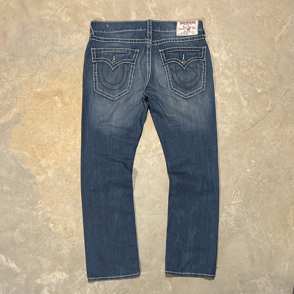 Crazy Vintage Y2K True Religion Flap Pocket Baggy Jeans