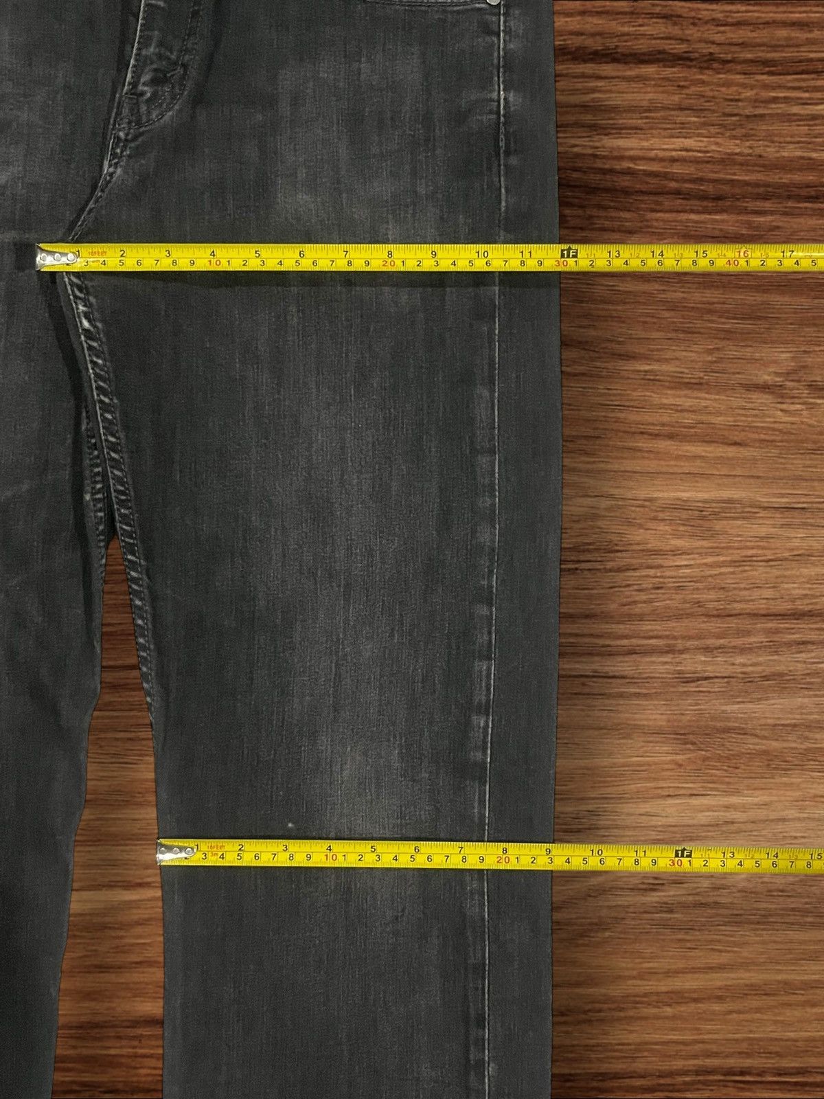 Levi's × Vintage ⚡️Y2K⚡️Vintage Y2K Levi’s 569 Black Faded Washed Grunge Jeans Size US 34 / EU 50 - 16 Thumbnail