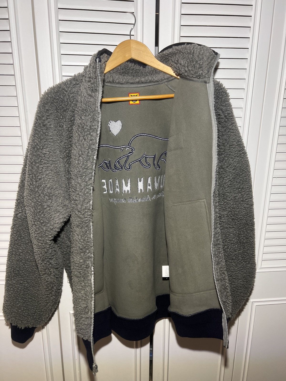 Human Made Human Made Boa Fleece Jacket Size US XL / EU 56 / 4 - 8 Thumbnail