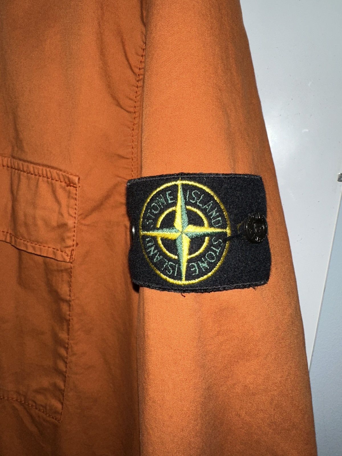 Stone Island Orange overshirt stone island jacket Size US L / EU 52-54 / 3 - 1 Thumbnail