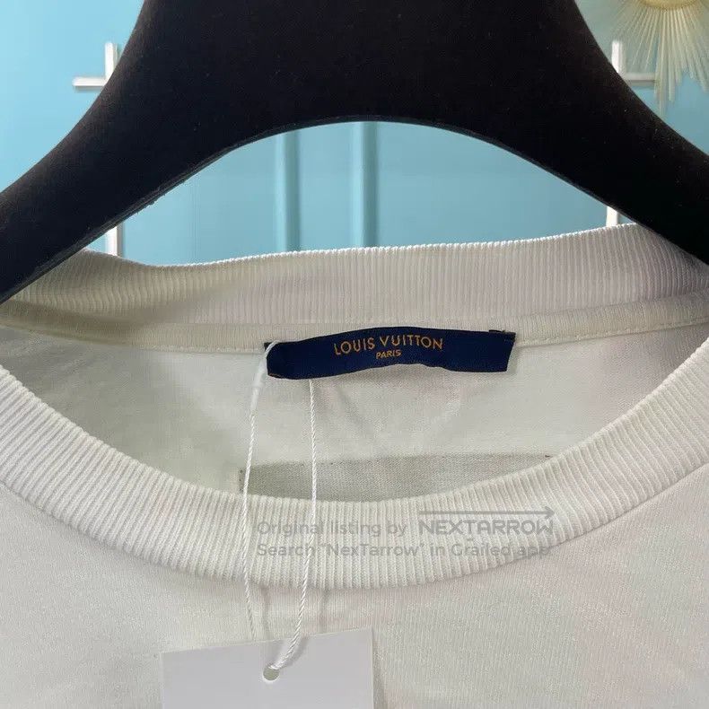 Louis Vuitton Louis Vuitton Blue foam embroidered short sleeve Size US L / EU 52-54 / 3 - 5 Thumbnail
