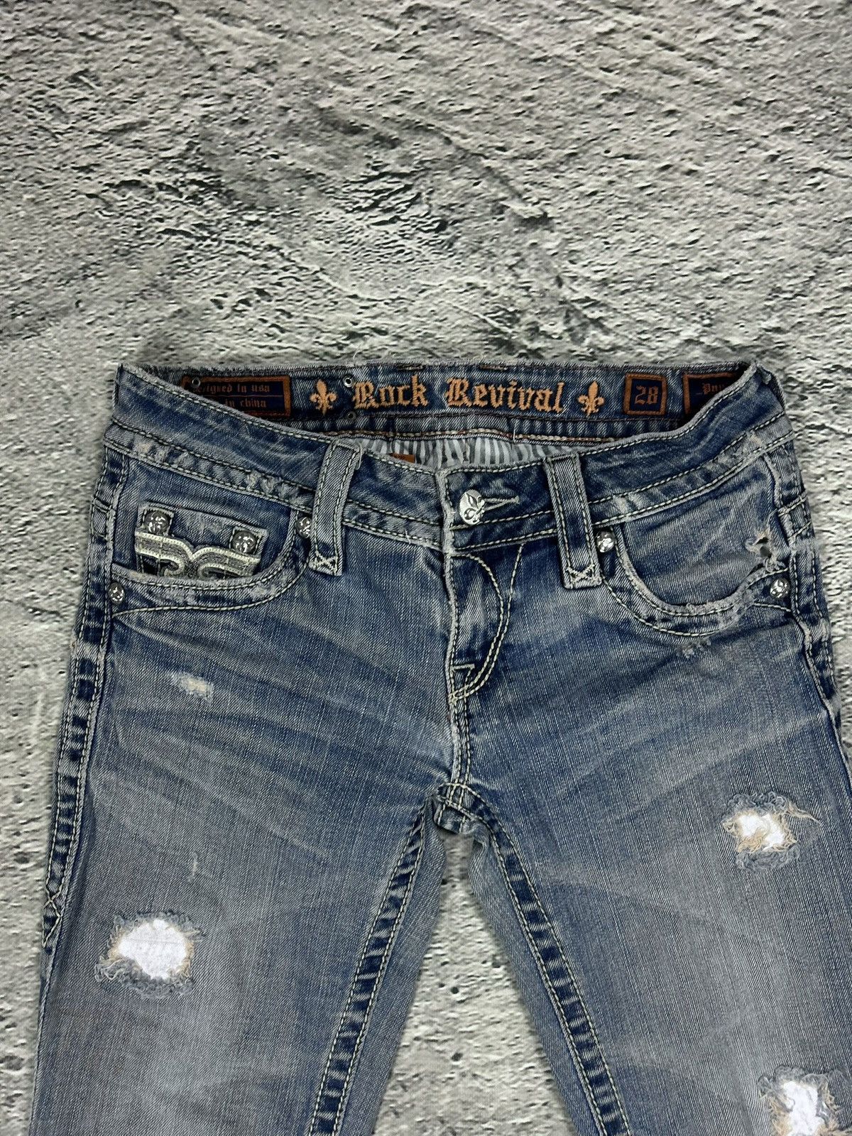 Rock Revival Rock Revival vintage blue jeans Y2K flared Size US 28 / EU 44 - 5 Thumbnail