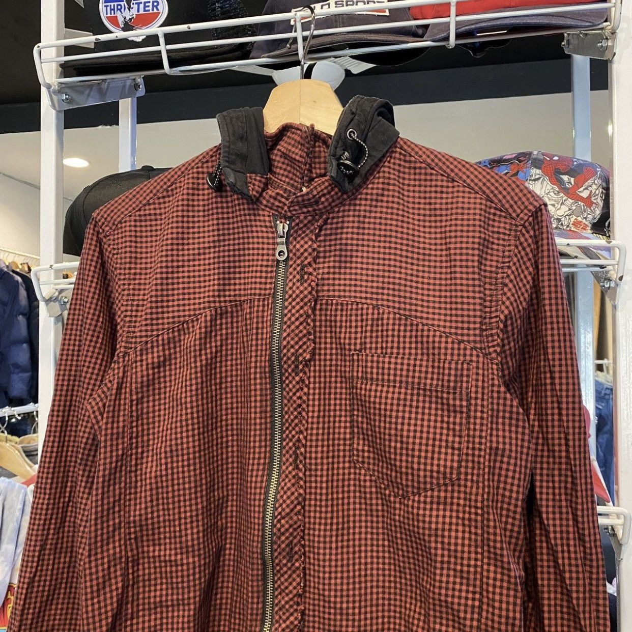 PPFM PPFM Flannel Hoodie Checkered Plaid Shirt Size US M / EU 48-50 / 2 - 4 Thumbnail