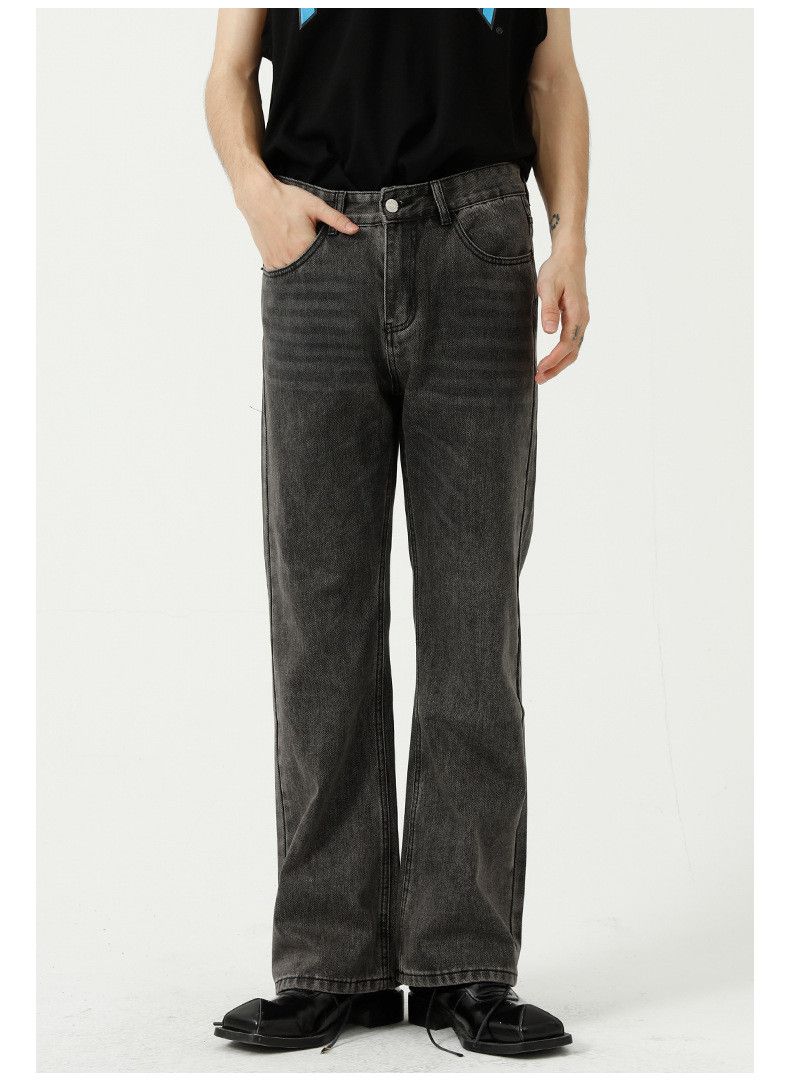 Japanese Brand × Jean Japanese trendy straight-leg flared solid color jeans Size US 32 / EU 48 - 1 Thumbnail