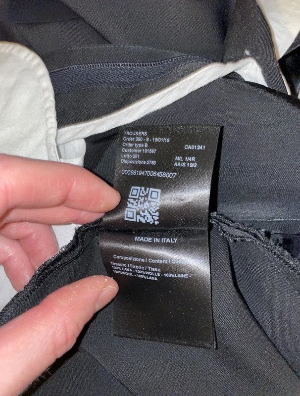 Calvin Klein 205W39NYC Calvin Klein 205W39NYC × Raf Simons Wool Pants (Sz 36) Size US 36 / EU 52 - 5 Thumbnail