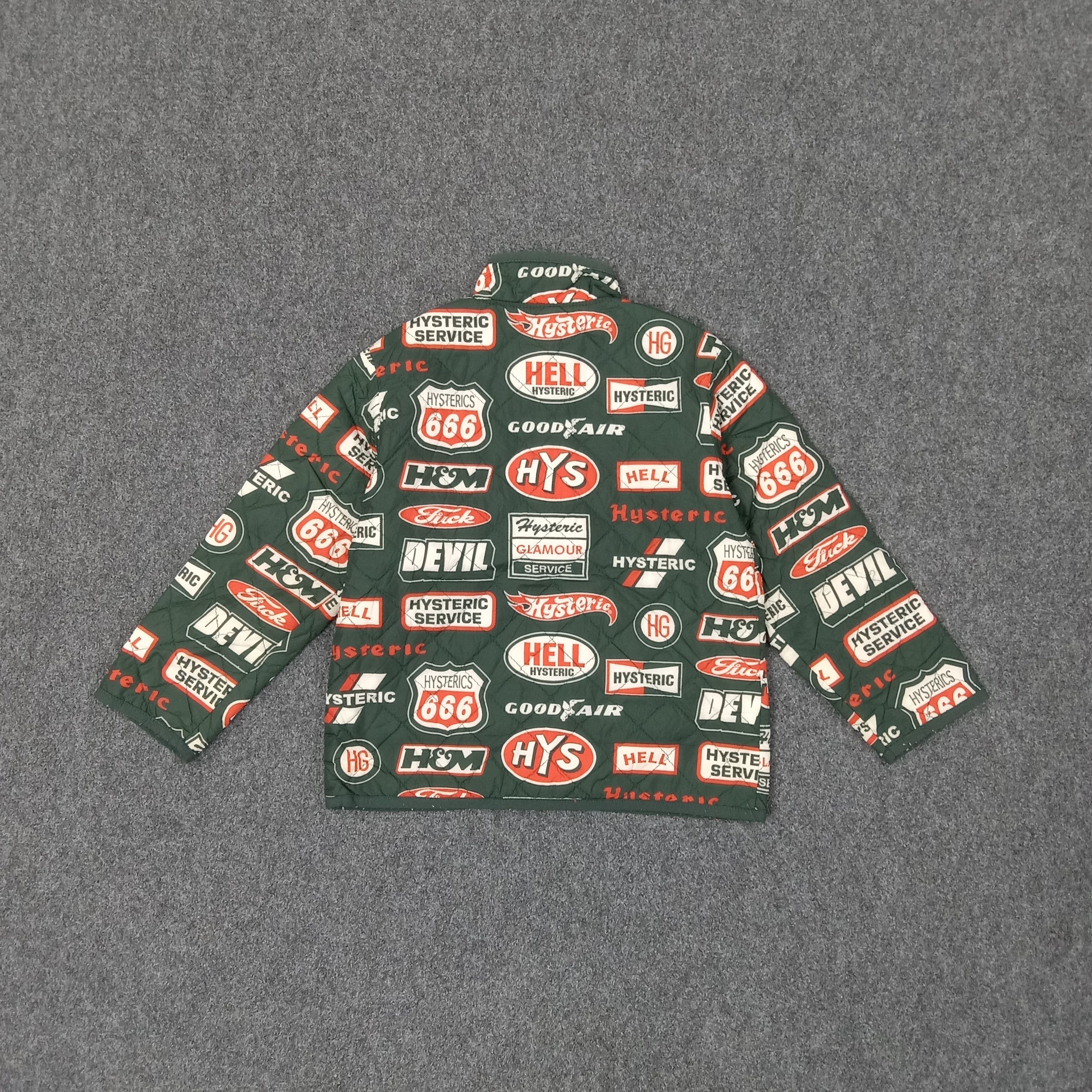 Hysteric Glamour Hysteric Glamour Japanese Racing Art Kids Jacket C239N58 Size US XXS / EU 40 - 4 Thumbnail