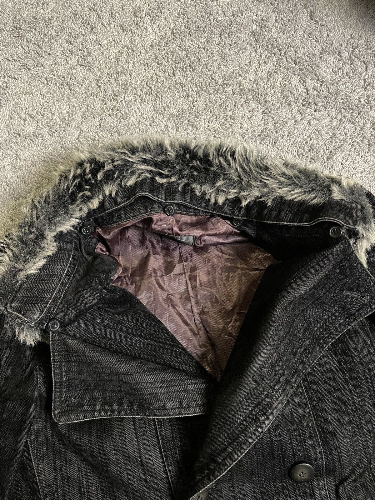 Japanese Brand Napoleon Gothic Bondage Fur Jacket Size US M / EU 48-50 / 2 - 8 Thumbnail