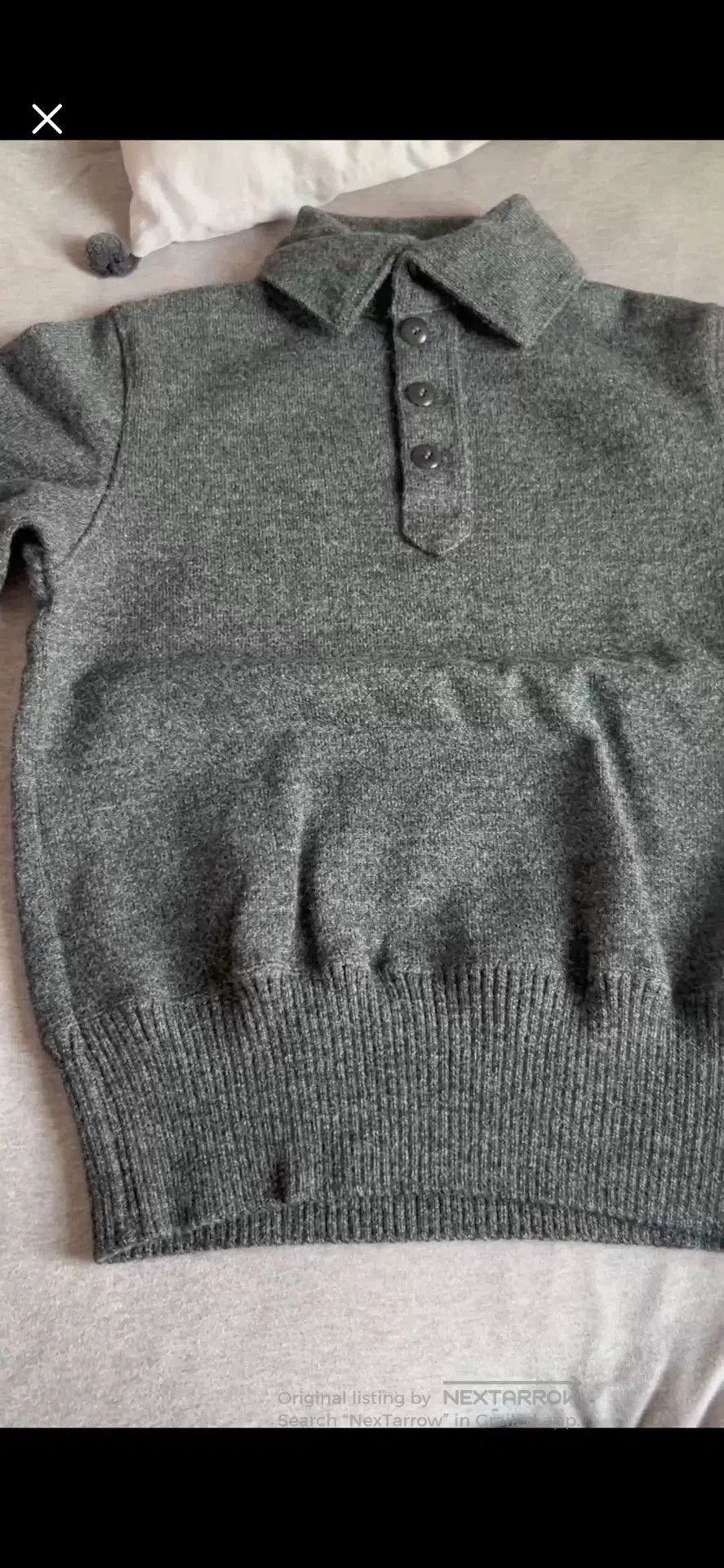 Freewheelers premium thick wool button collar sweater. Size US M / EU 48-50 / 2 - 3 Thumbnail