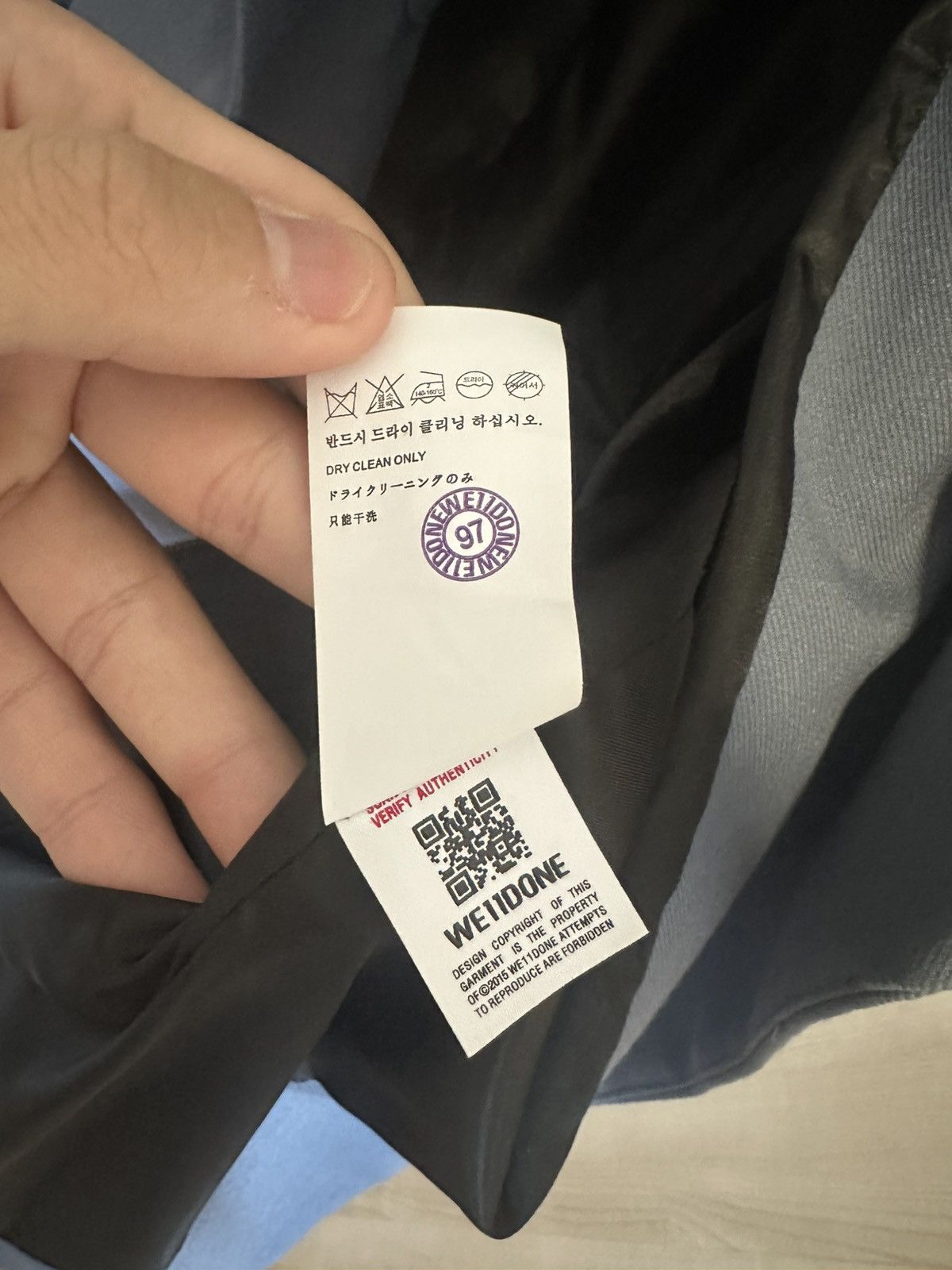 WE11DONE We11Done Blue Blazer Size US M / EU 48-50 / 2 - 4 Thumbnail