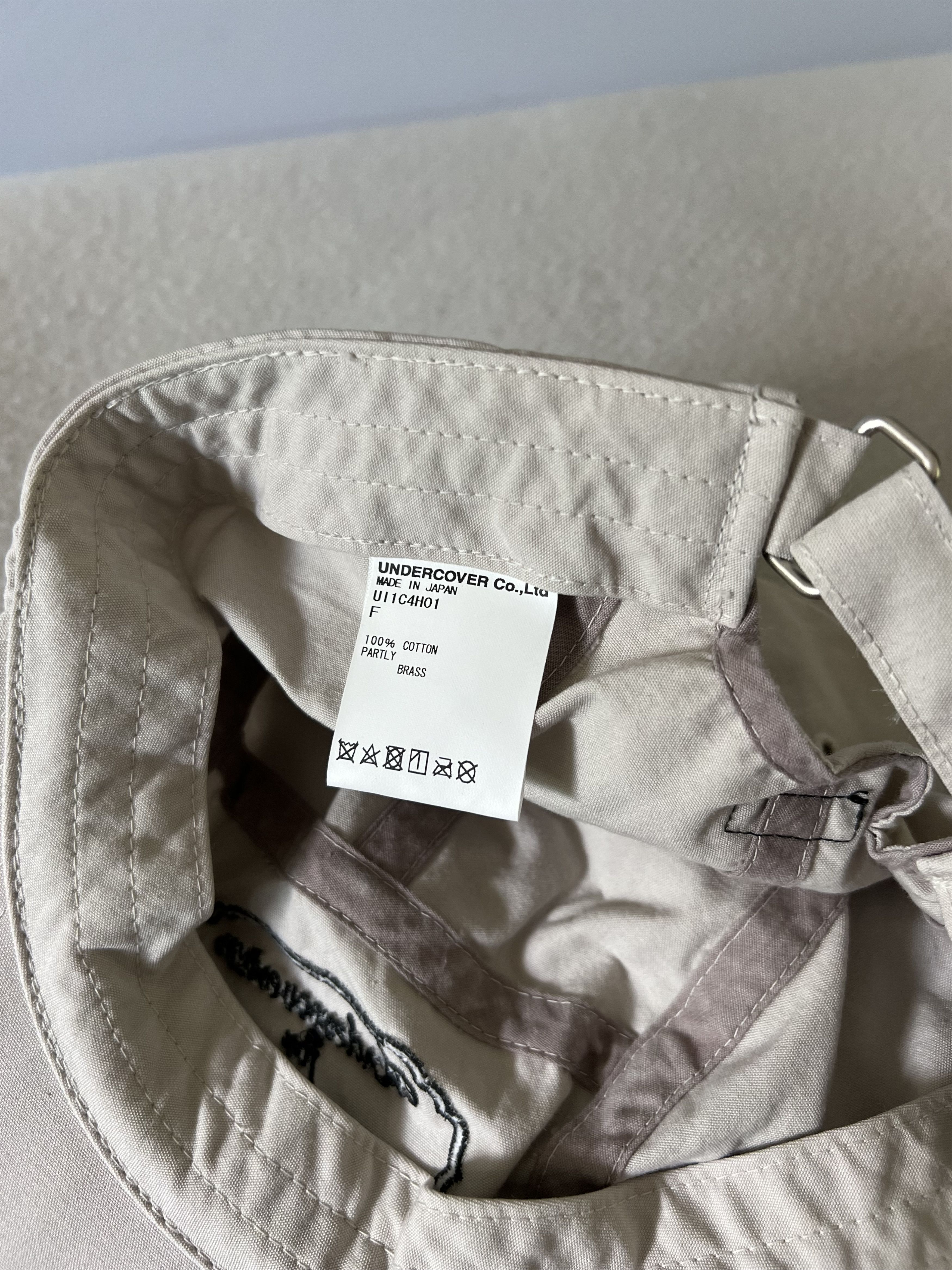 Undercover Undercover Undercoverism For Rebels 5 Panel Hat in Ivory Size ONE SIZE - 5 Thumbnail