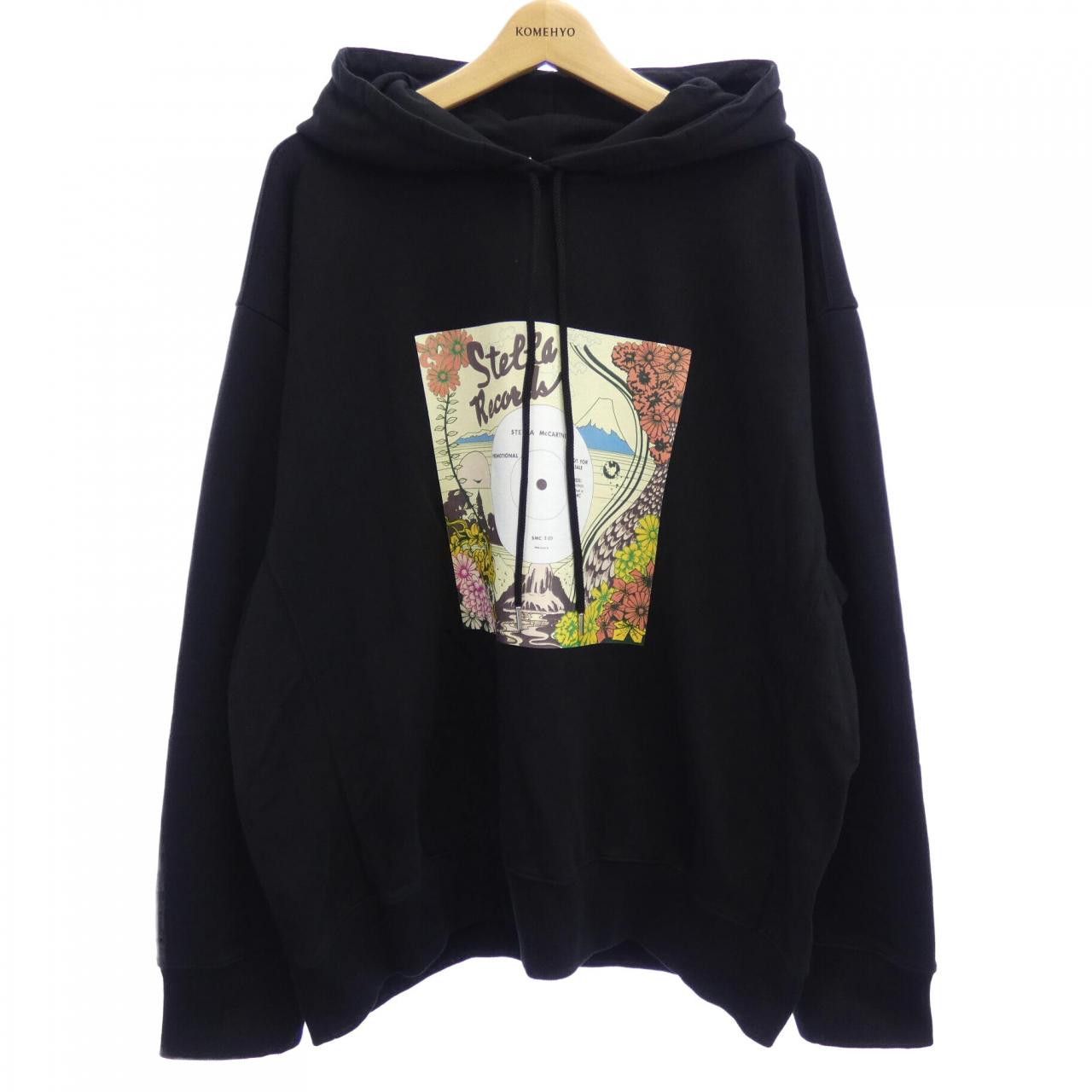 Stella McCartney Stella Mccartney Stella McCartney Record Hoodie Cotton Sweatshirts & Hoodies DUTY FREE for USA Size ONE SIZE - 1 Thumbnail