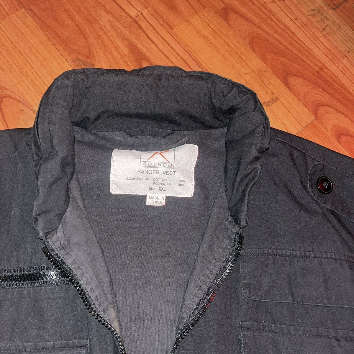 Other Vintage Rothco Black Vest Size XXL Military Combat Size US XXL / EU 58 / 5 - 4 Thumbnail