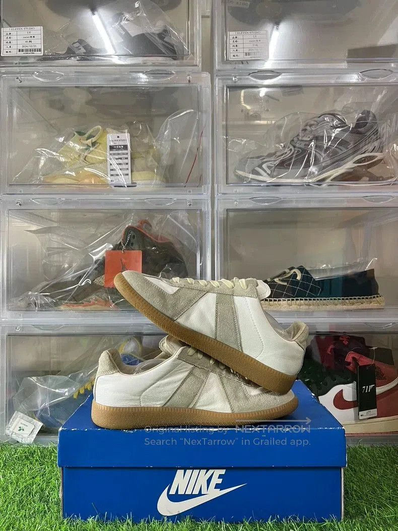 Maison Margiela Maison Margiela Leather Sneakers Size 37 Brown. Size US 6 / IT 36 - 4 Thumbnail