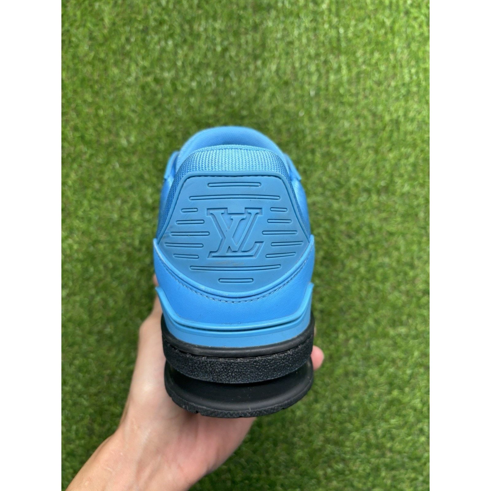 Louis Vuitton 8-8.5 US Louis Vuitton Trainer ' Blue Black ' | SUPER CLEAN! Size US 8 / EU 41 - 3 Thumbnail