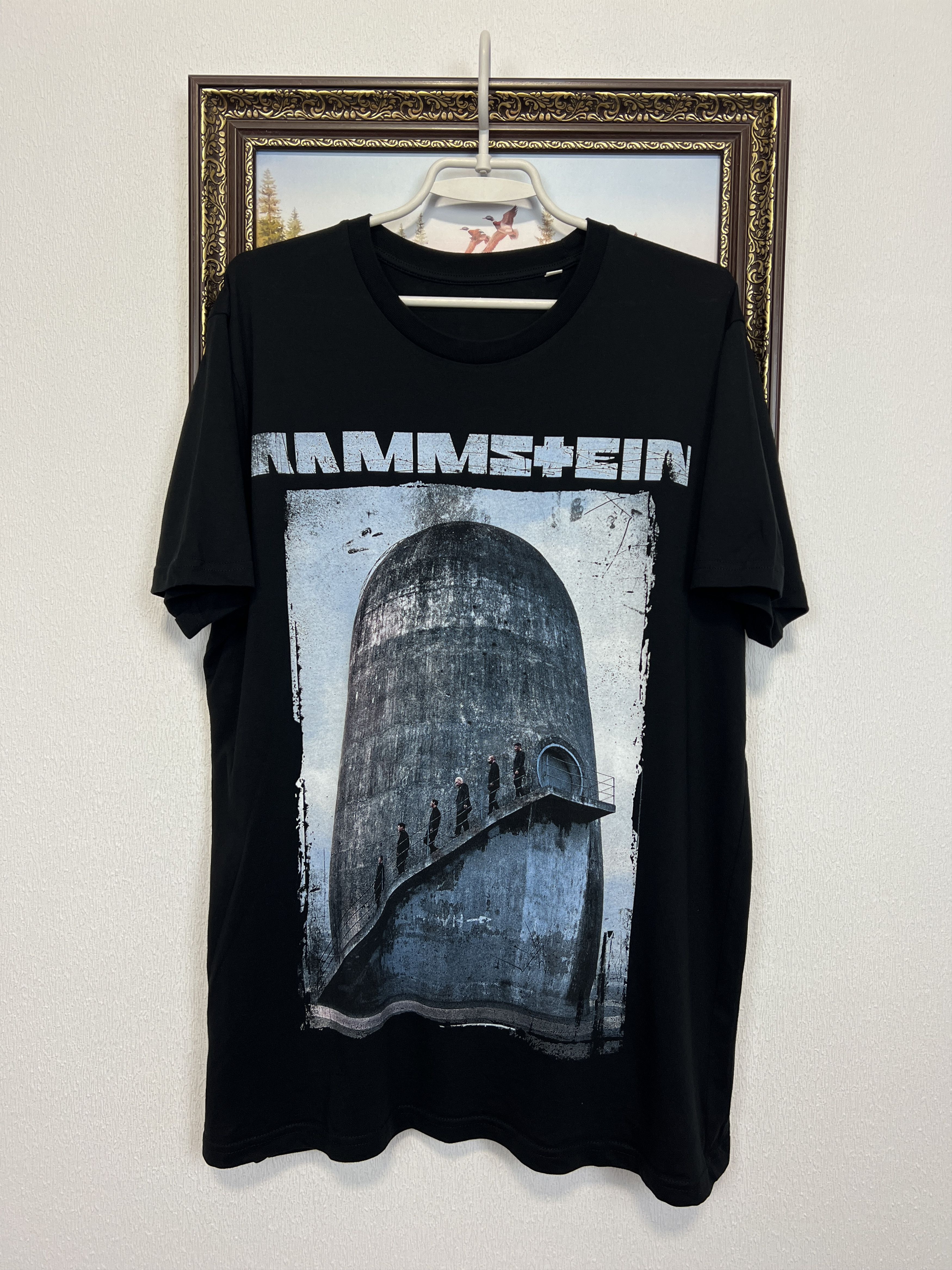 Vintage Rammstein Rosenrot Band Shirt Over Print Tee Rare Jersey Size US XL / EU 56 / 4 - 1 Thumbnail